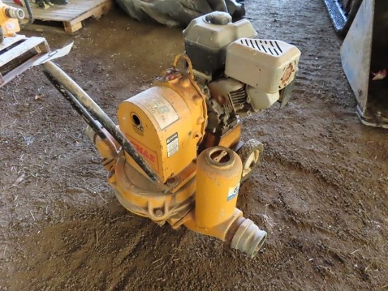 CH&E 3" Portable Diaphragm Pump, Briggs & Stratton gas (Pull Cord Broken)