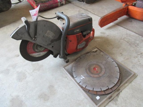 HUSQVARNA K760 Demo Saw and Blades (Yard 2)
