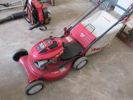 CRAFTSMAN 21" Rear Drive Lawn Mower, 6.75HP gas (Yard 2)