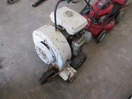 Walk Behind Leaf Blower, Honda 7HP gas (Recoil Bad - Engine Turns) (Yard 2)