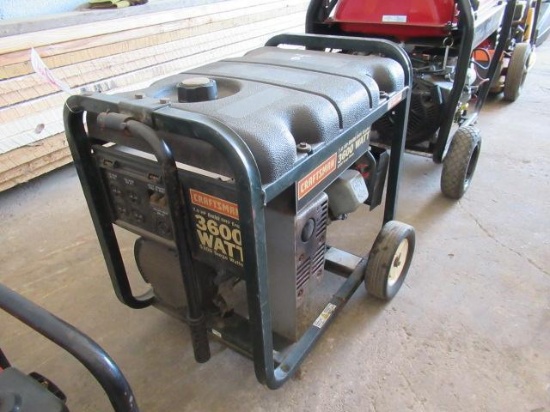 CRAFTSMAN Generator, 3,600 watt/5,300 watt starting, Gentec gas (Yard 2)