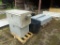 (2 Pallets) toolboxes and Steps