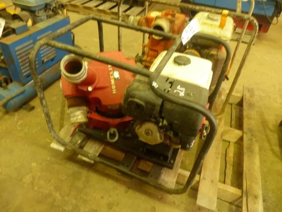 HOMELITE HTP3, 3" Trash Pump, Honda 8HP gas (Runs; Pump End Removed; Needs Repairs)