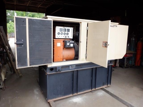 2002 GENERAC 2000 Series, Model 2730080100, 20KW/20KVA Skid Mounted Generator, s/n 2069669, powered