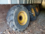 (4) 19.5LR24 Tires, with rims