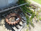 (2 Pallets) Sprockets and Grouser Pads