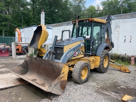 2009 JOHN DEERE Model 310SJ, 4x4 Tractor Loader Extend-A-Hoe, s/n 171773, powered by JD diesel