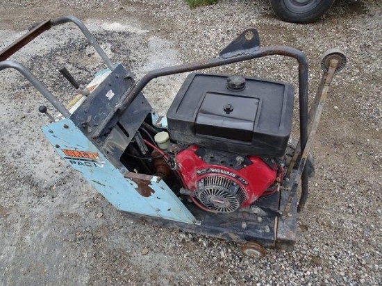 TARGET PAC IV Walk Behind Concrete Saw, s/n 213016, 16HP gas