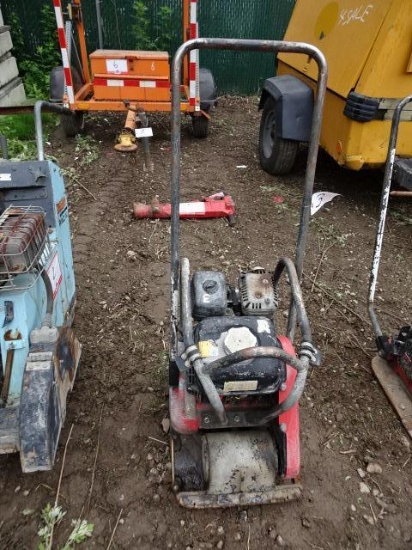 Gas Powered Plate Compactor, with cart