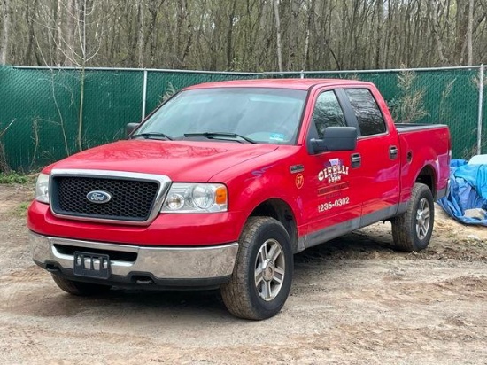 2008 FORD Model F-150XLT, 4x4 Crew Cab Pickup Truck, VIN# 1FTRW14W08FB74332, powered by Triton V-8