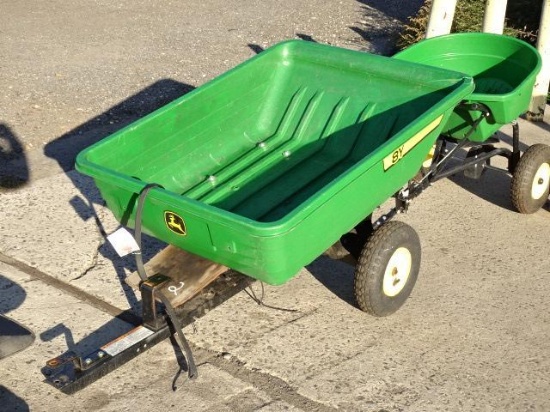 JOHN DEERE Model 8Y Dump Cart, with poly tub