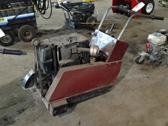 TARGET PAC-III Concrete Saw, Kohler 14HP
