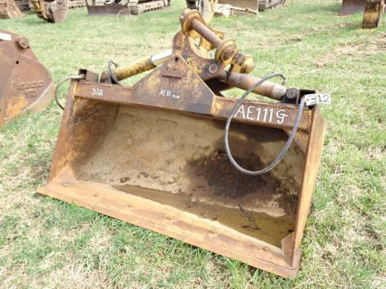 WB 74" Cleanup Bucket, with hydraulic wrist (AE-111) (Derry Lane - Blairsville)