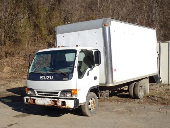 1999 ISUZU Model NPR Single Axle Cab Over Van Body Truck, VIN# JALC4B144X7005426, powered by Isuzu