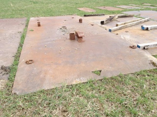 8'1" x 20'2" x 7/8" Road Plate, with lifting eyes and brackets (Derry Lane - Blairsville)