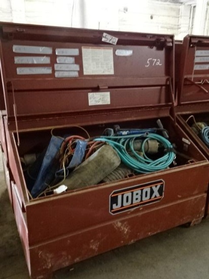 JOBOX with (2) 12" to 18", (1) 12", (2) 10" to 12", (2) 8" to 12", (1) 6" to 12", (1) 4" to 6", (6)