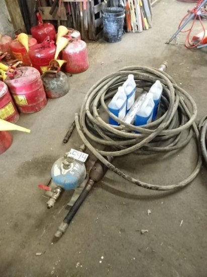 4" Pneumatic Piercing Tool, with oiler and accessories (North Spring Street - Blairsville)
