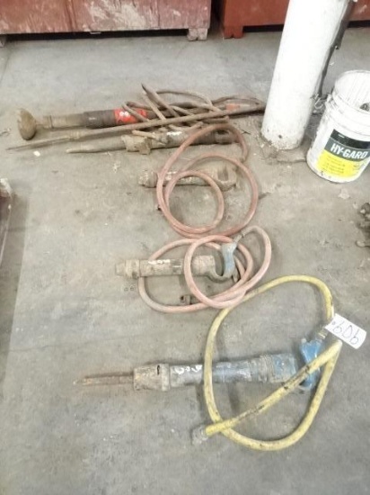 (4) Pneumatic Chipping Hammers and (1) Pneumatic Tamper (North Spring Street - Blairsville)