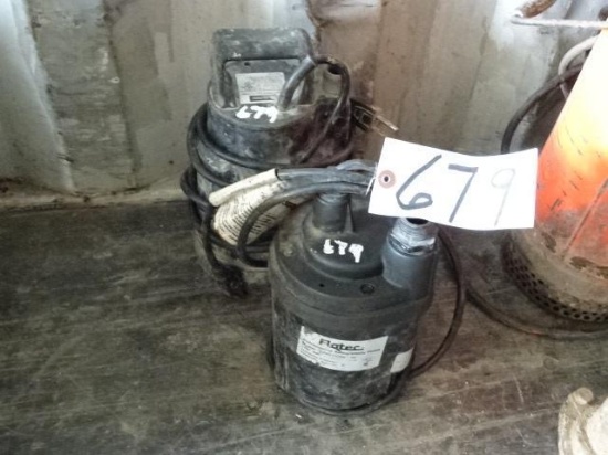 (2) 3/4" Electric Submersible Pumps (North Spring Street - Blairsville)