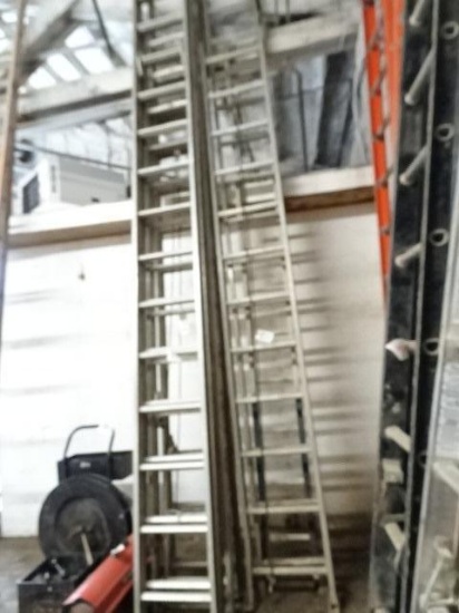 (1) 12', (1) 13', and (1) 14' Aluminum Ladder Sections (North Spring Street - Blairsville)