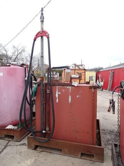500 Gallon Fuel Tank, with 12 volt electric pump and containment skid (FT6) (North Spring Street -
