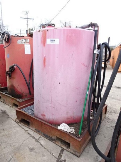 500 Gallon Fuel Tank, with 12 volt electric pump and containment skid (FT3) (North Spring Street -