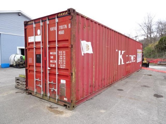 8' x 40' Storage Container (CONTENTS NOT INCLUDED) (North Spring Street - Blairsville)