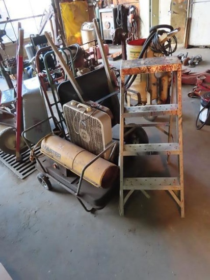 Dolly, Ladder, Fan, Heater, and Wheelbarrow (McKeesport) (Caraco)