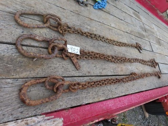 (3) 2-Part Lifting Chains (McKeesport)