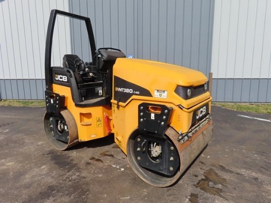 2013 JCB Model VMT380-140 Tandem Vibratory Roller, s/n GATVT380L02804094, powered by Kohler