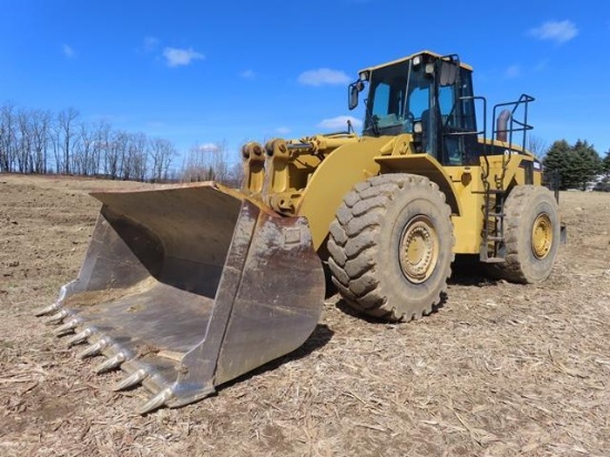 1999 CATERPILLAR Model 980G Rubber Tired Loader, s/n 2KR03263, powered by Cat 3406 diesel engine and