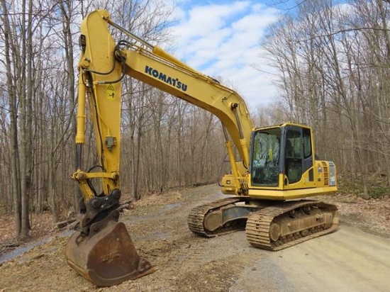 2013 KOMATSU Model PC160LC-8 Hydraulic Excavator, s/n 25515, powered by Komastu 4 cylinder diesel