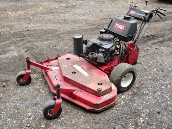 TORO Commercial 48" Walk Behind Zero Turn Mower, Kawasaki gas engine, hydrostatic drive