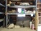 Contents of Pallet Racking: Tarps, Pumps, Sprayers, and Miscellaneous (BUYER MUST LOAD)