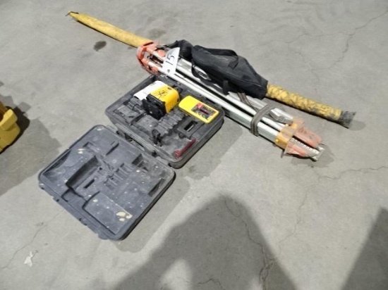 LASERMARK Wizard Rotating Laser, with tripod and sight bar
