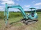 YANMAR Model B50 Mini Hydraulic Excavator, s/n 21030, powered by Yanmar diesel engine, equipped with