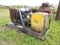 HYDRA-TECH Model HT150DJV Skid Mounted Hydraulic Power Unit, s/n E3195, powered by JD 6068T diesel