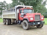 1991 MACK Model RD688S Tandem Axle Dump Truck, VIN# 1M2P267C3MM010219, powered by Mack EM6, 350HP