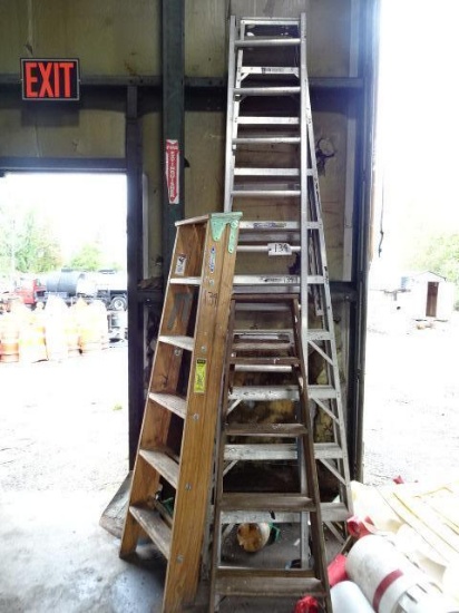 Wood and Aluminum Ladders