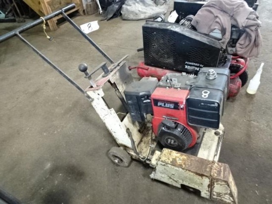 STURDI Mini-I Walk Behind Concrete Saw, Briggs & Stratton 11HP gas