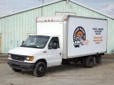 2003 FORD Model E350 Super Duty Van Body Truck, VIN# 1FDWE35L73HA97649, powered by V-8 gas engine