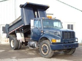 1999 INTERNATIONAL Model 4700 Single Axle Dump Truck, VIN# 1HTSCAARXXH628505, powered by