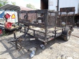 2010 QUALITY Single Axle Tag-A-Long Trailer, VIN# 5NDFB1017AS001461, equipped with 10' wooden deck,