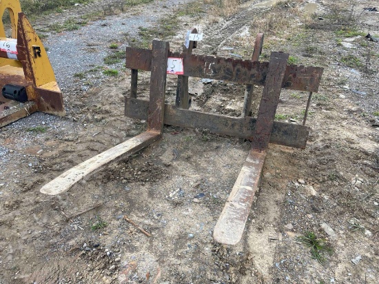 CAT 48" Fork Attachment (Cat 930 and 924)...(RESERVED FOR USE DURING LOADOUT UNTIL WED., NOV. 6TH AT