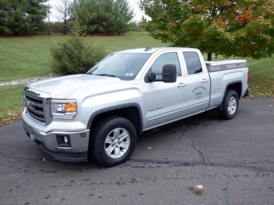 2015 GMC Model Sierra 1500 SLE, 4x4 Extended Cab Pickup Truck, VIN# 1GTV2UEC3FZ316930, powered by