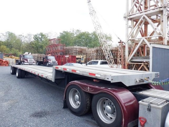 2017 TRANSCRAFT Model 554C, 48' Spread Axle Step Deck Trailer, VIN# 1TTE482C0H3020067, equipped with