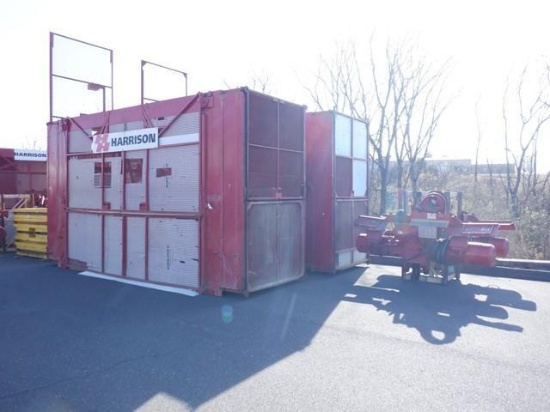 (2) 2013 TORNBORG Model FC8000 Hoist Cars, s/n 247-080 and s/n247-081, complete with 180' tower,