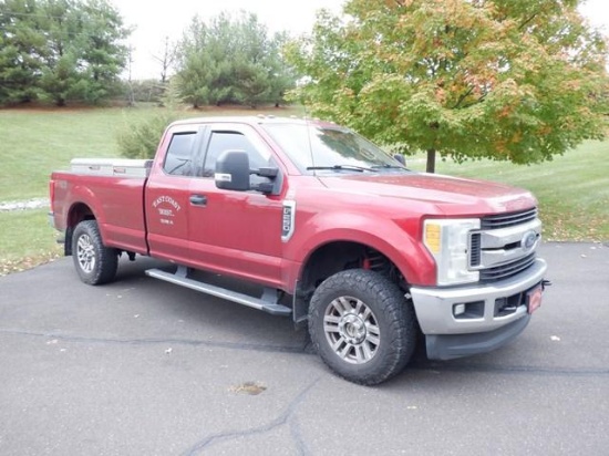 2017 FORD Model F-250 XLT, 4x4 Extended Cab Pickup Truck, VIN# 1FT7X2B64HEC36138, powered by 6.2L