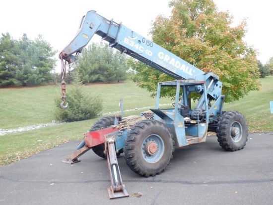 1996 GRADALL Model 534C-10, 10,000# 4x4 Rough Terrain Telescopic Forklift, s/n 0266041, powered by
