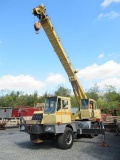 1985 GROVE Model TMS520B, 20 Ton Hydraulic Truck Crane, s/n 68466 / HN1A26011W, powered by Detroit